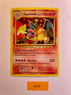 Charizard 11/108 - 2016 Pokemon XY Evolutions Holo NM - Image 1