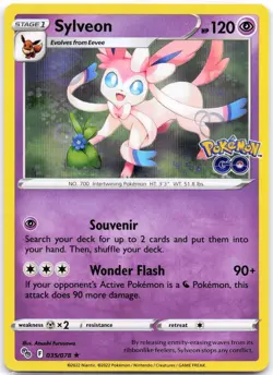 Sylveon 035/078 Holo Pokemon GO - Image 1