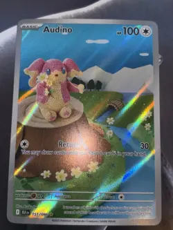Audino 151/086 Near Mint S&V Black Bolt Illustration Rare Pokemon TCG - Image 2