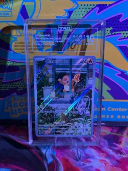 Pokemon Charmander TAG 10 EN 044 Scarlet & Violet Promo Holo Black Star 2023 - Image 2