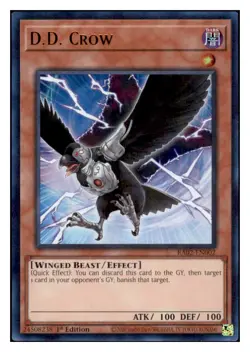 Yugioh D.D. Crow (Secret Rare) RA02-EN002 Secret Rare NM - Image 1