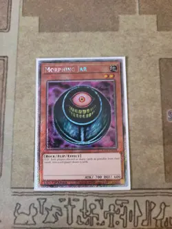 YUGIOH MORPHING JAR RA03-EN098 PLATINUM RARE 1ST ED NM - Image 1