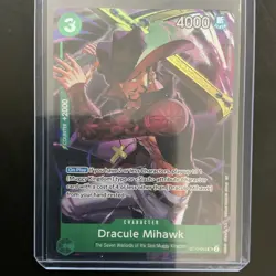 Dracule Mihawk ST12-003 Character One Piece 4000 Power 3 Cost Counter +2000 - Image 1