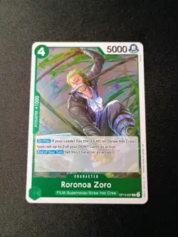 Roronoa Zoro OP13-037 Rare (Foil) - Carrying On His Will - Image 1