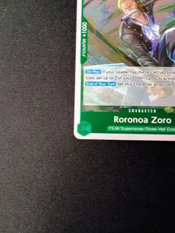 Roronoa Zoro OP13-037 Rare (Foil) - Carrying On His Will - Image 2