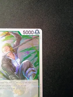 Roronoa Zoro OP13-037 Rare (Foil) - Carrying On His Will - Image 4