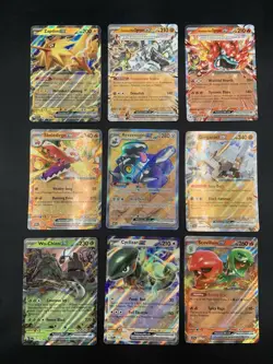 Pokemon Card Bundle SV Modern Holo 9 Ultra Rare EX Competitive Pokemon TCG NM/LP - Image 1