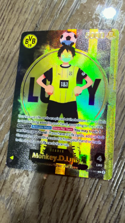 2025 ONE PIECE PROMOS BVB X ONE PIECE MATCH DAY 2025 #003 MONKEY D. LUFFY PROXY - Image 2