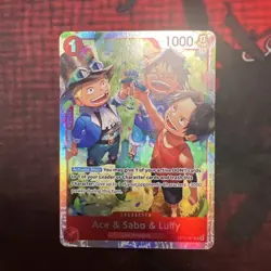 Ace & Sabo & Luffy OP13-007 - One Piece TCG English - SR Foil NM Near-Mint - Image 2