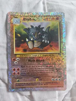 Rhydon 35/110 Legendary Collection Reverse Holo Pokemon Card - Image 1