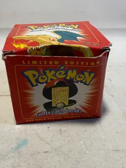 1999 Pokemon Burger King Charizard 23K Gold Plated Trading Card #06 CHARIZARD - Image 4