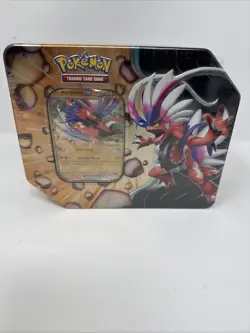Pokemon Slashing Legends Koraidon EX Factory Sealed Tin 5 Booster Packs Card TCG - Image 5