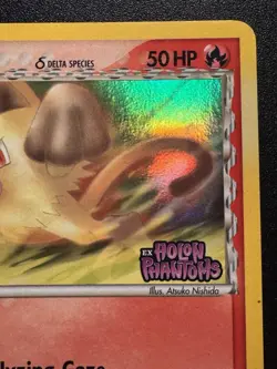 Mankey 70/110 EX Holon Phantoms Pokemon Card Reverse Holo Foil Rare LP - Image 4