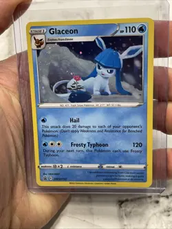 Pokemon Glaceon Promo Holo SWSH192 Sword & Shield SWSH: Promo Card TCG LP+ TCG - Image 1