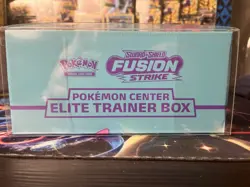 Pokemon Center Fusion Strike Elite Trainer Box ETB Sealed 820650809941 - Image 5