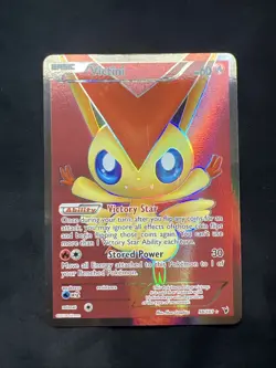 Pokemon TCG Victini 98/101 Noble Victories Full Art Holo - LP - Image 1
