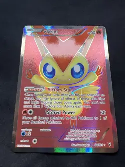 Pokemon TCG Victini 98/101 Noble Victories Full Art Holo - LP - Image 2