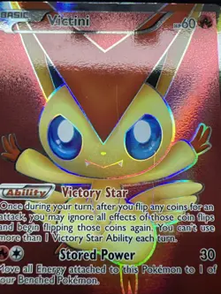 Pokemon TCG Victini 98/101 Noble Victories Full Art Holo - LP - Image 5