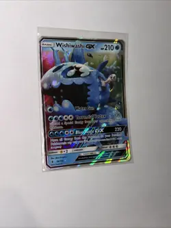 Pokemon Card Wishiwashi GX 38/145 Guardians Rising Half Art Near Mint - Image 1