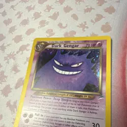 Pokemon Dark Gengar 6/105 Neo Destiny Holo Rare Unlimited English Card - Image 2
