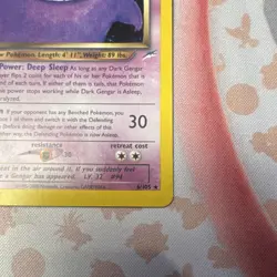 Pokemon Dark Gengar 6/105 Neo Destiny Holo Rare Unlimited English Card - Image 4