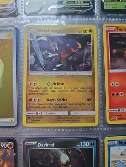 Pokemon 2018 Garchomp Ultra Prism Rare holo Card 99/156 NM Condition - Image 1