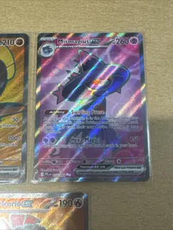 Pokemon TCG Full Art Card X3 Phantasmal/Ascended Stunfisk, Mismagius, Oricorio - Image 4