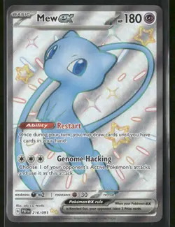 Mew ex - 216/091 Holo - Pokemon TCG SV: Paldean Fates - Image 1
