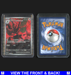 Scizor 2023 Pokemon SV Obsidian Flames Full Art Holo NM Illustration Rare 205 - Image 3