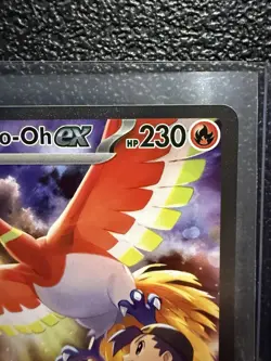 Pokemon TCG Destined Rivals Ethan's Ho-Oh EX Full Art Card 209/182 MINT - Image 2