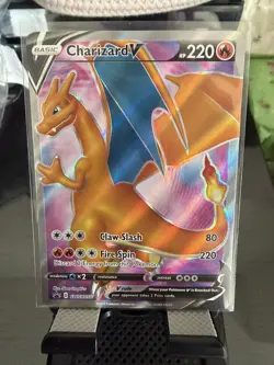Pokemon Charizard V SWSH260 Sword & Shield Promo Holo Card 220 HP - Image 1