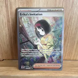 Erika’s Invitation 203/165 SIR Sv Scarlet & Violet 151 Pokemon TCG - NM - Image 1