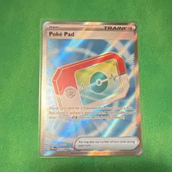 Pokemon Poke Pad Trainer Item Full Art Ultra Rare Holo 113/088 POR - Image 1