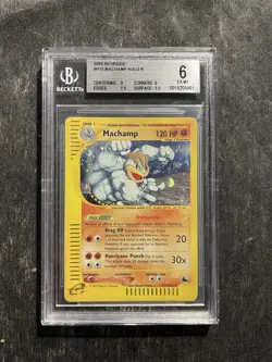 TCG Pokemon MACHAMP H15/H32 Holo Skyridge ENG BGS 6 - Image 1