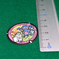 Alolan Vulpix Mr. Rime Pokemon Manhole Type Seal Sticker Nintendo Japanese F/S - Image 2