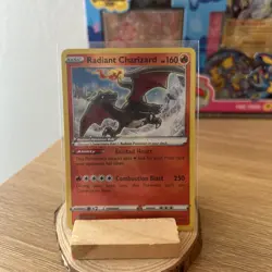 Set of Both Radiant Charizard Pokemon Cards NM Condition Radiant Rare Pack Fresh - Image 2