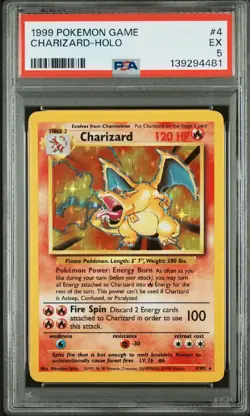 Charizard Blastoise Venusaur Base Set Unlimited PSA 5 Set (Pokemon TCG, 1999) - Image 2