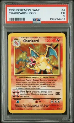 Charizard Blastoise Venusaur Base Set Unlimited PSA 5 Set (Pokemon TCG, 1999) - Image 4