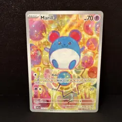 Pokemon Marill Full Art Holo Illustration Rare Paldea Evolved 232/217 70HP - Image 1