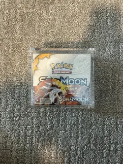 Pokemon Sun And Moon Base Booster Box Sealed - Image 1