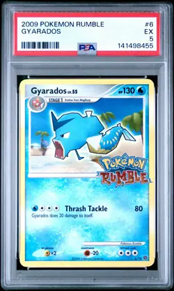 2009 POKEMON RUMBLE #6 GYARADOS PSA 5 - Image 1