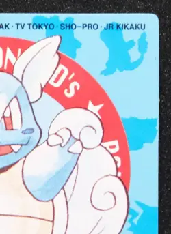 Wartortle Pokemon Kids Mini Card No.39 Bandai Vintage 1998 Nintendo Japanese F/S - Image 3