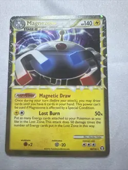 Magnezone Pokemon TCG Prime HS-Triumphant Holo Card 96/102 NM Condition - Image 1
