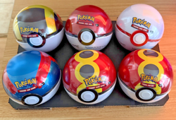 6 x Pokemon TCG Pokeball Tins - 3 Booster Packs Each: Factory Sealed - Image 1