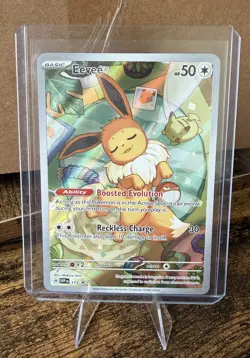 Pokemon TCG Eevee 173 Holo Promo Prismatic Evolutions ETB - Image 1