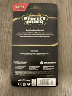Pokemon TCG Perfect Order Pack Scorbunny, Raboot, Cinderace & Coin - Image 2