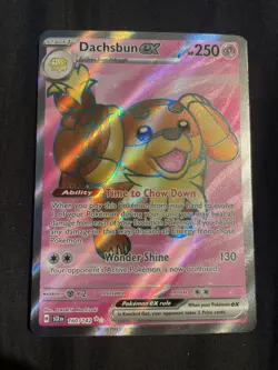 Pokemon TCG Dachsbun EX Full Art Holo Card Stellar Crown 160/142 - Image 1