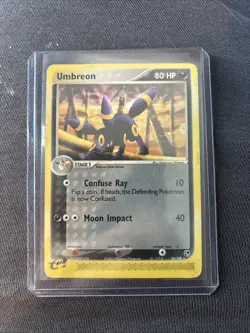 Pokemon TCG Umbreon Card 24/100 Sandstorm, Regular, Non-Holo, E-Reader, 2003 - Image 1