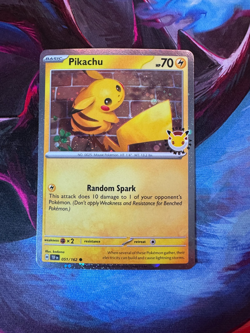 Pikachu (Pokemon Day 2026) 051/162 Cosmos Holo Promo Near Mint - Image 1