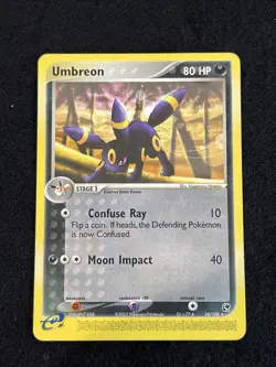 Umbreon 24/100 Sandstorm Non-Holo Vintage Pokemon Card 2003 - Image 1